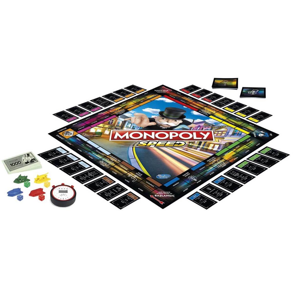 Kutu Oyunları, Hasbro Game, Monopoly Speed E7033