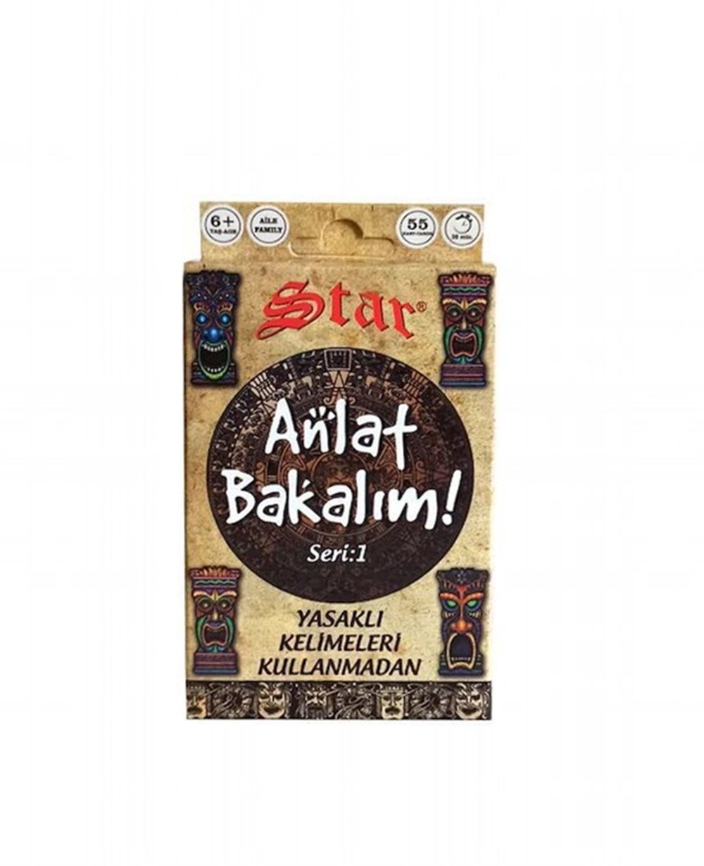8694051066423, Kutu Oyunları, Star Oyun, Star Anlat Bakalım Kelime Oyunu Yasaklı Kelimeler Kutu Oyunu Seri 1