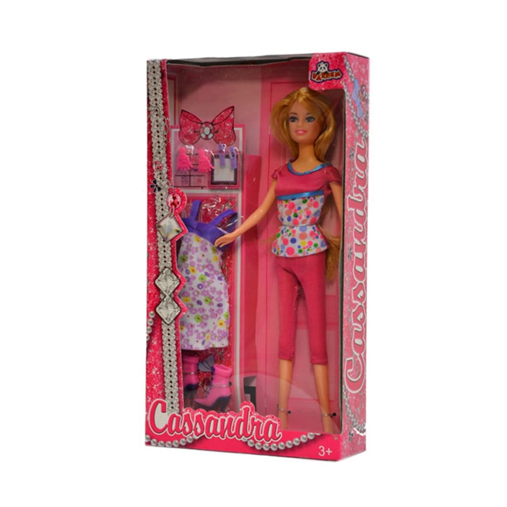 Kutulu Cassandra Aksesuarlı Model BebekLER 66170