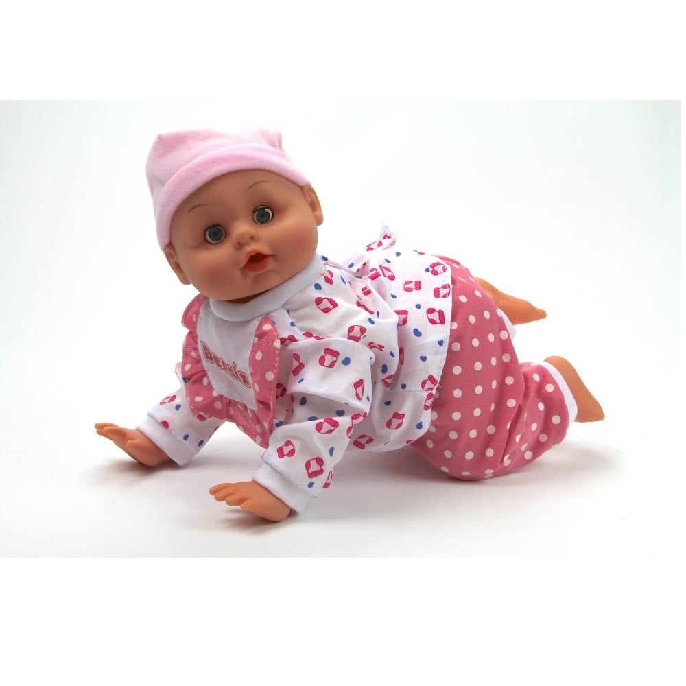 Kutulu Emekleyen Bebek 13inch (Başını Sallar) 3322-6