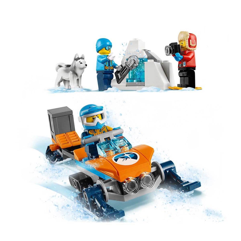 Lego City, Lego, LEGO City Arctic Expedition Kızaklı Kutup Motosikleti 60190