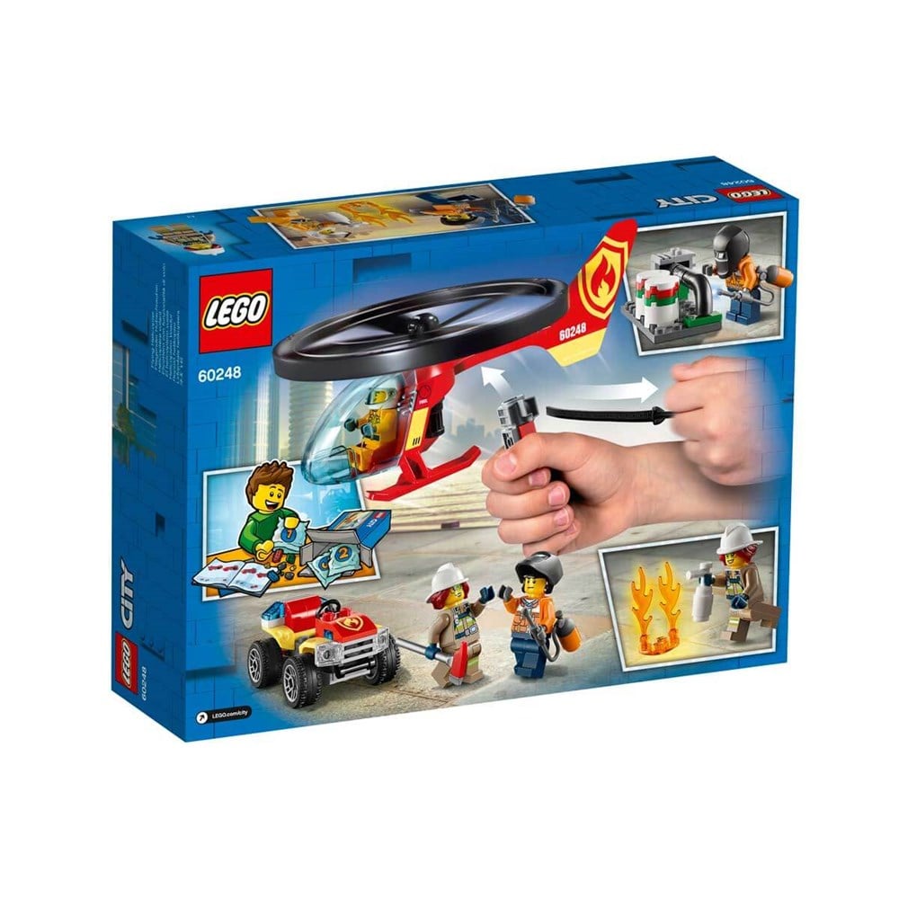 Lego City, Lego, LEGO City Fire İtfaiye Helikopteri Müdahalesi Lego Seti 93 Parça 60248