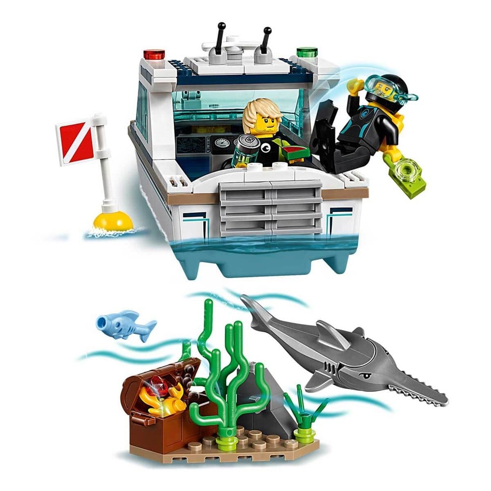 Lego City, Lego, LEGO City Great Vehicles Dalış Yatı 60221