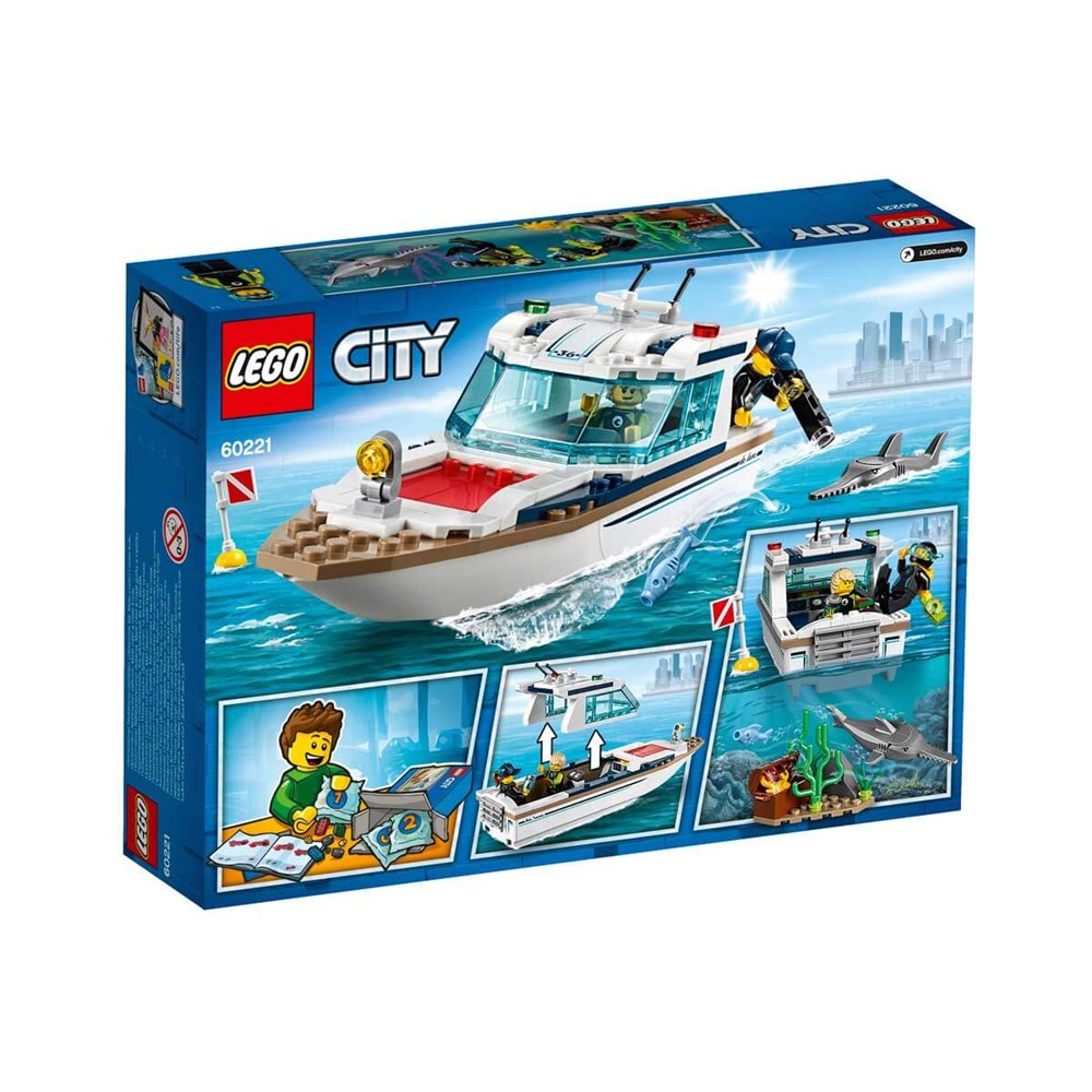 Lego City, Lego, LEGO City Great Vehicles Dalış Yatı 60221