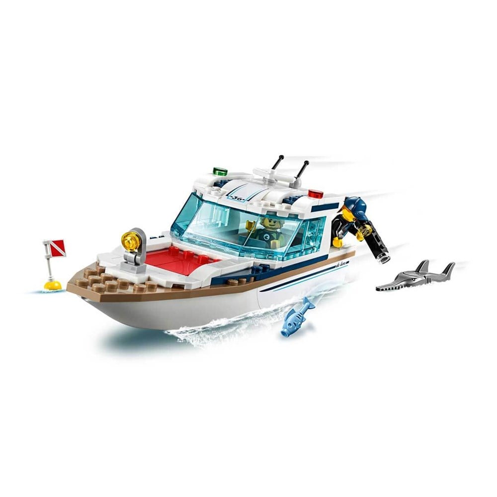Lego City, Lego, LEGO City Great Vehicles Dalış Yatı 60221
