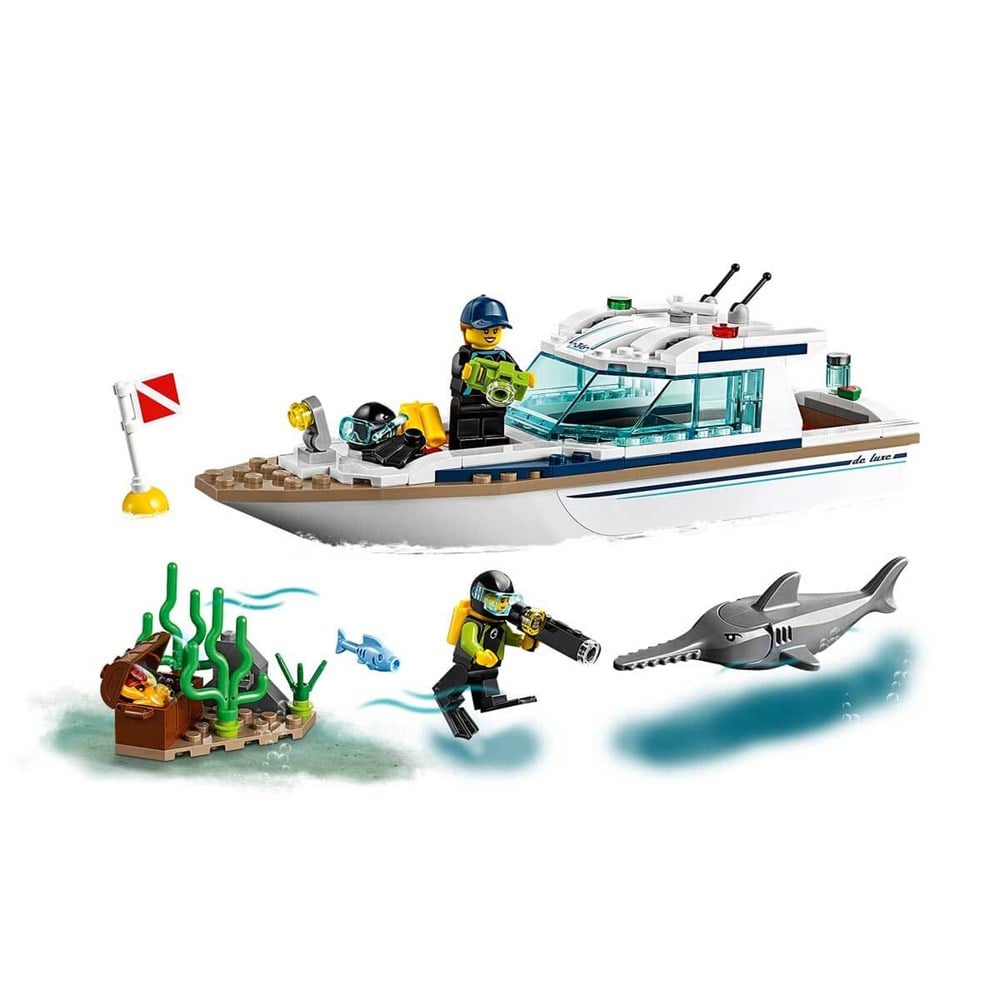 Lego City, Lego, LEGO City Great Vehicles Dalış Yatı 60221