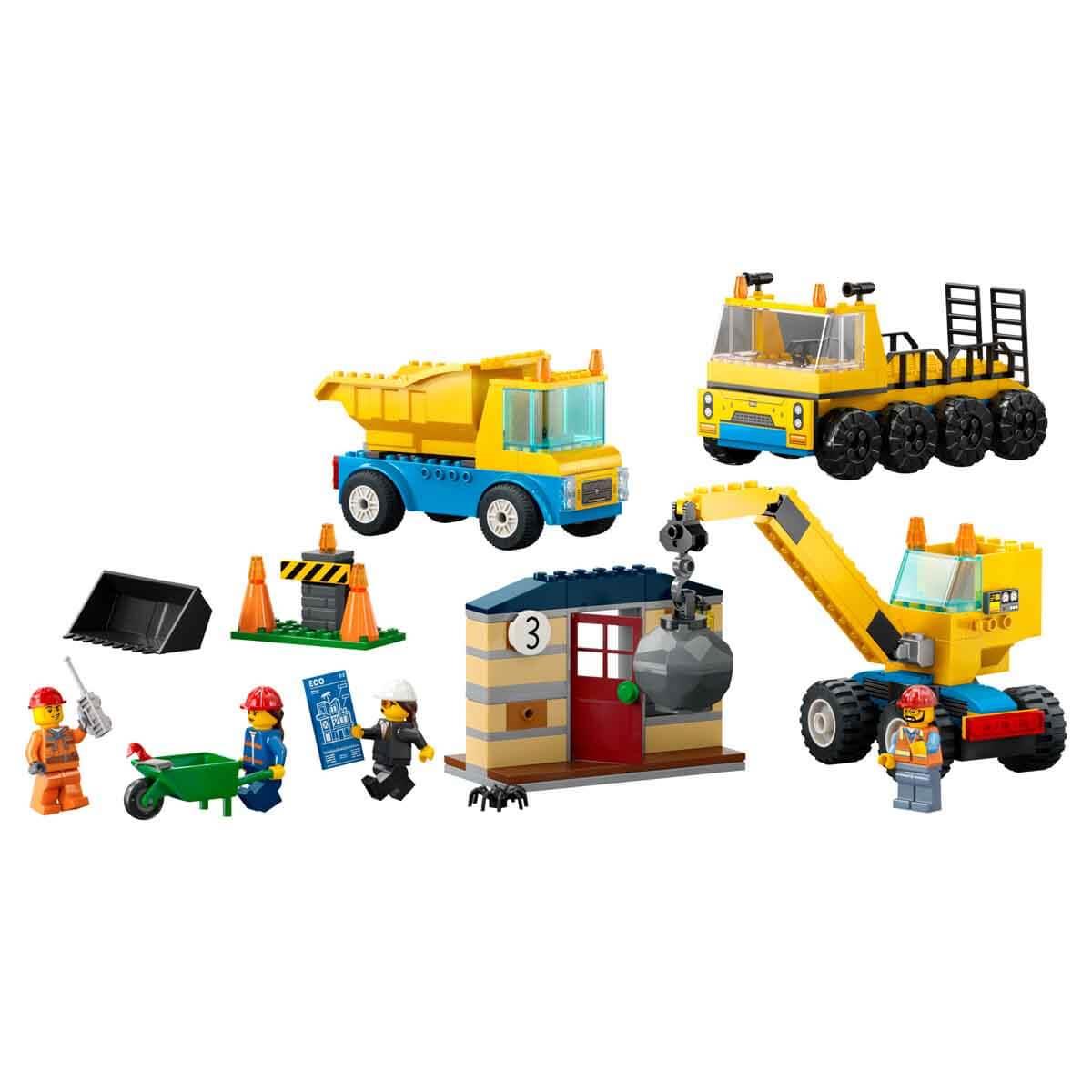 Lego City, Lego, LEGO City İnşaat Kamyonları ve Yıkım Gülleli Vinç 60391