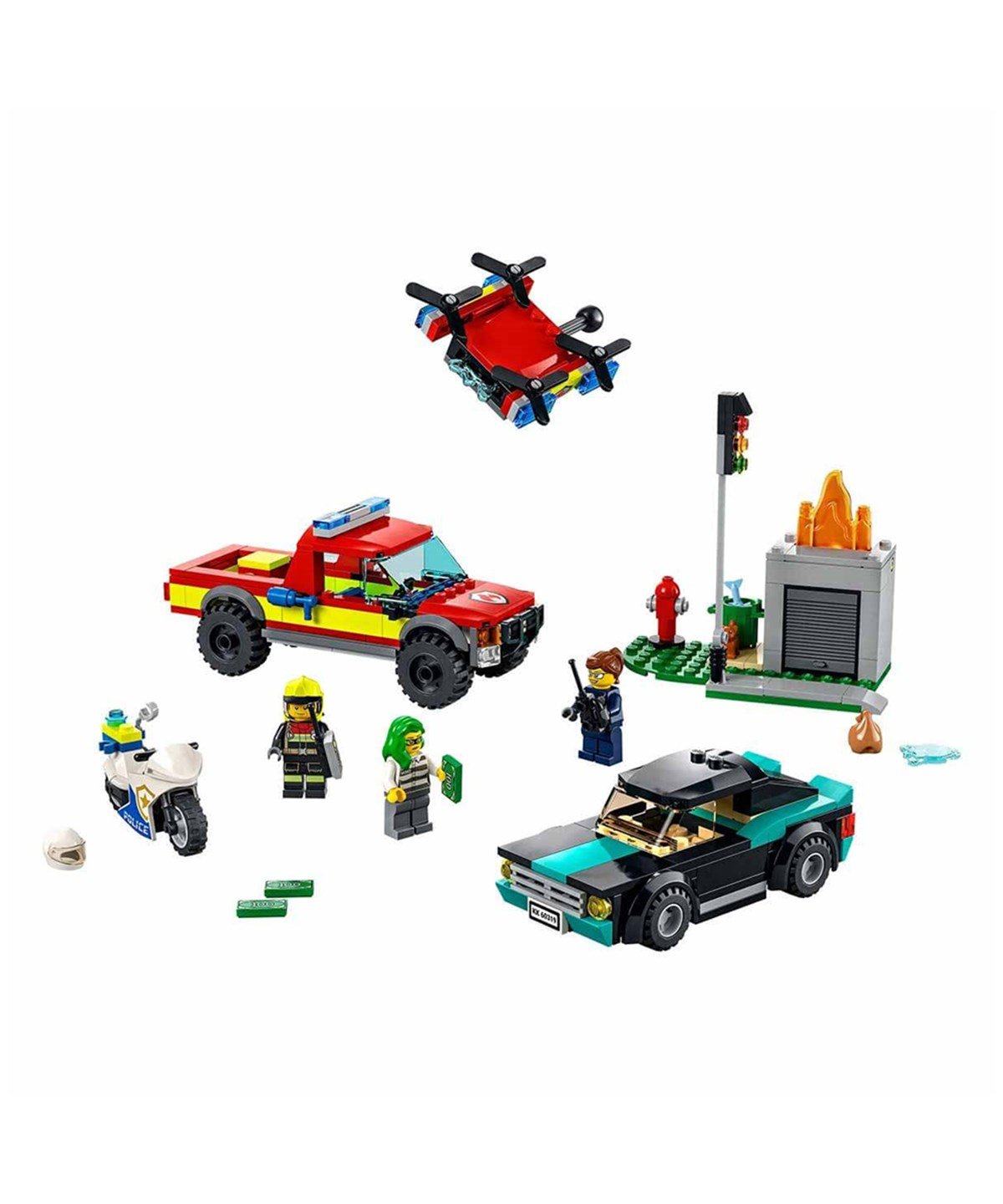 Lego City, Lego, LEGO City İtfaiye Kurtarma Operasyonu ve Polis Takibi 60319