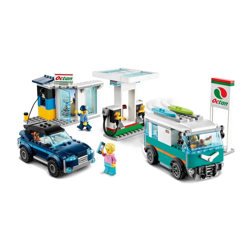 Lego City, Lego, LEGO City Nitro Wheels Servis İstasyonu Lego Seti 354 Parça 60257