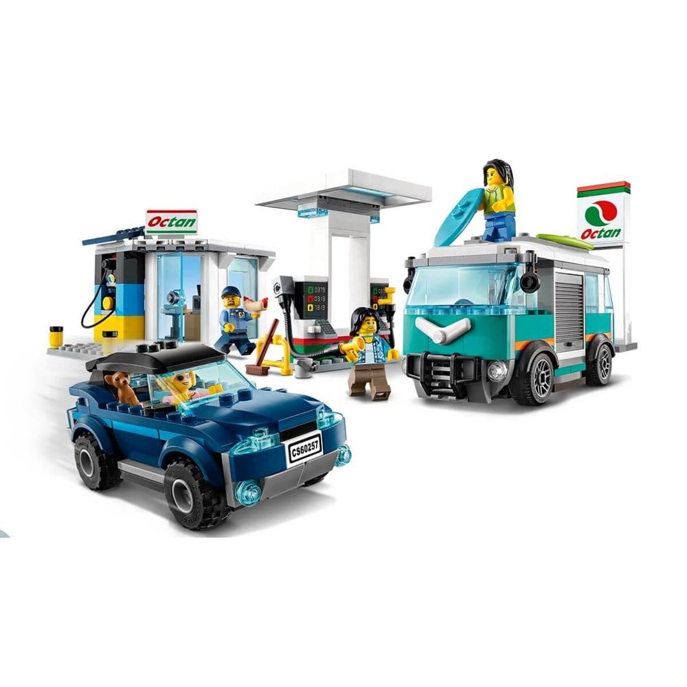 Lego City, Lego, LEGO City Nitro Wheels Servis İstasyonu Lego Seti 354 Parça 60257
