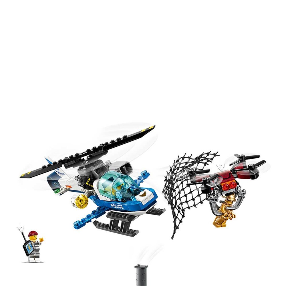 Lego City, Lego, LEGO City Police Gökyüzü Polisi İnsansız Hava Aracı Takibi 60207