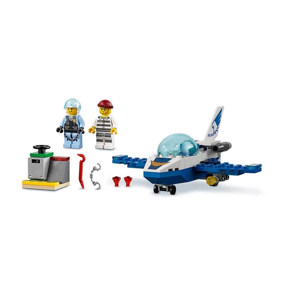 Lego City, Lego, LEGO City Police Gökyüzü Polisi Jet Devriye Lego Seti 54 Parça-60206