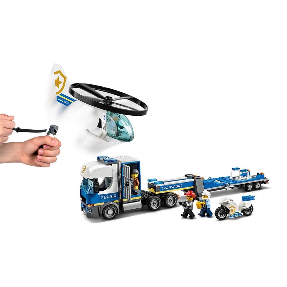 Lego City, Lego, LEGO City Police Polis Helikopteri Nakliyesi Lego Seti 317 Parça 60244