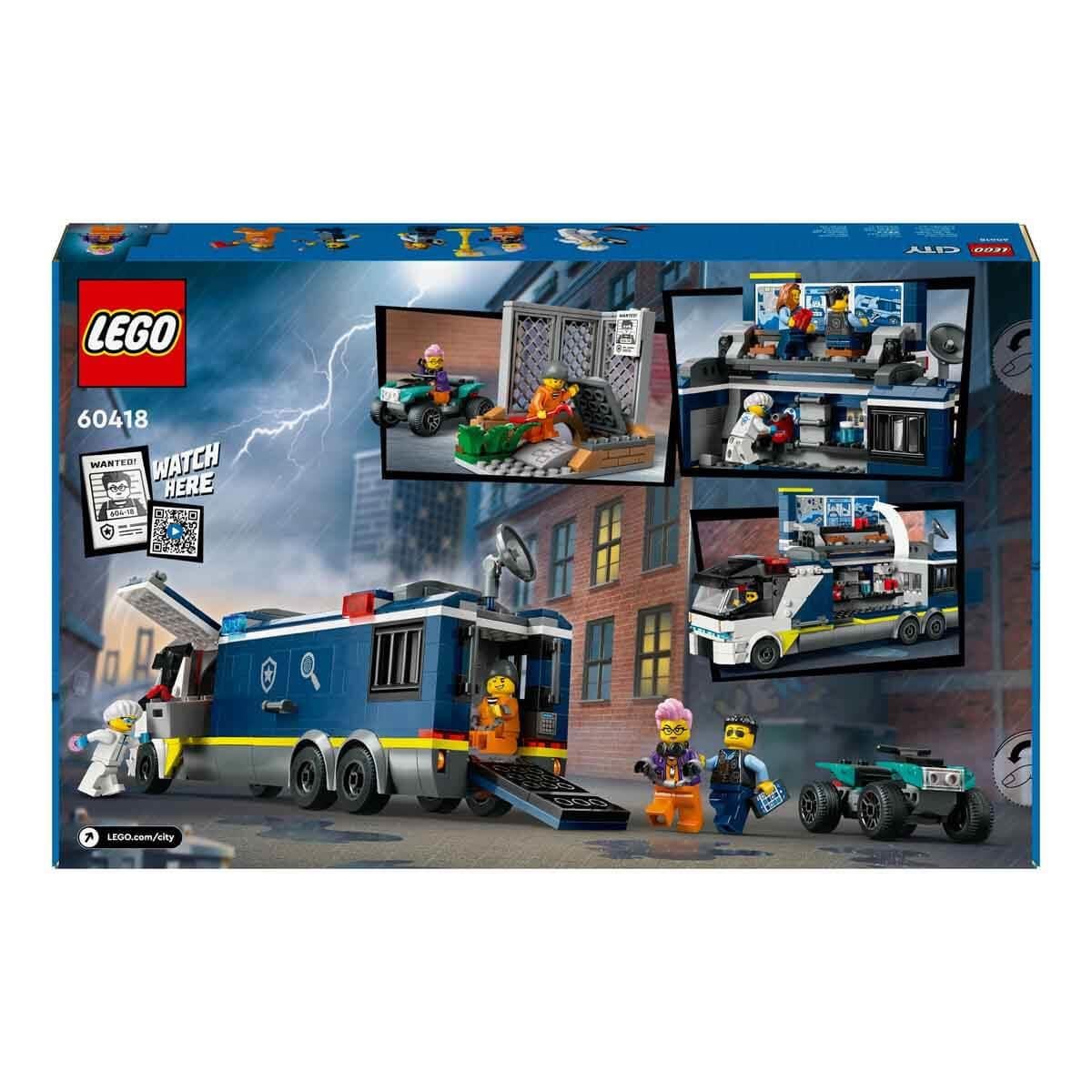 Lego City, Lego, LEGO City Polis Mobil Suç Laboratuvarı Kamyonu 60418