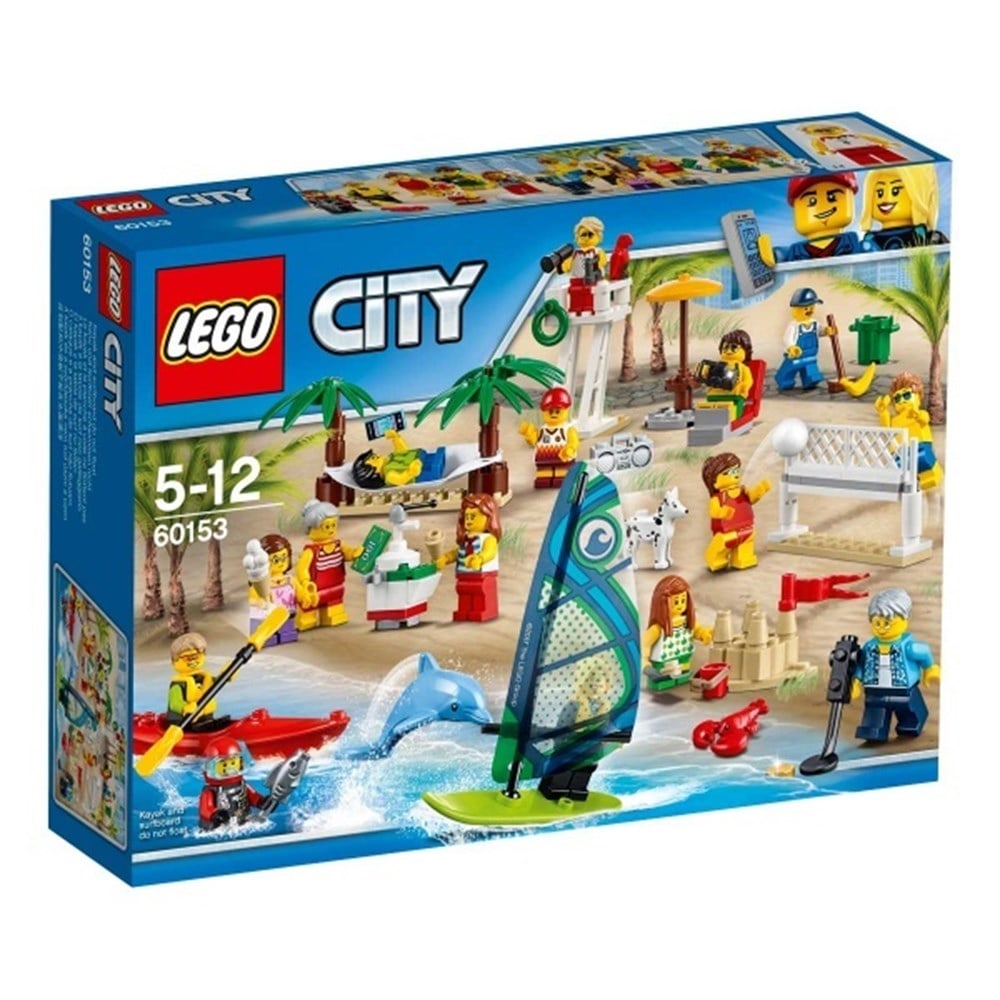 Lego City İnsan Paketi Plajda Eğlence 60153
