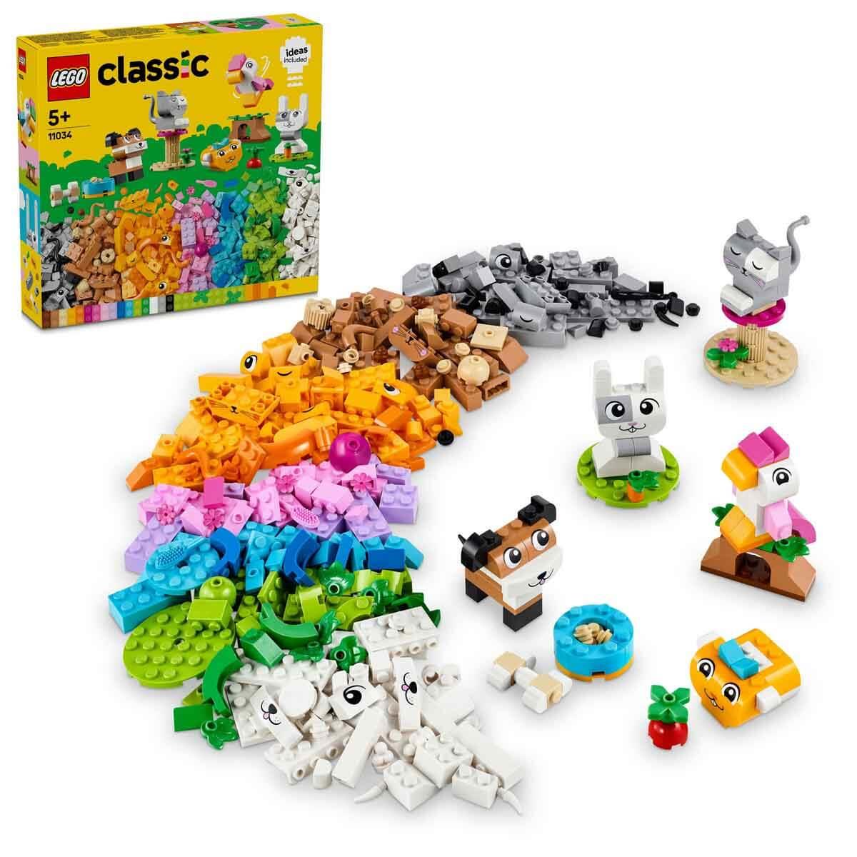Lego Classic, Lego, LEGO Classic Yaratıcı Evcil Hayvanlar 450 Parça 11034