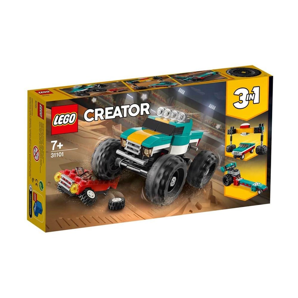 Lego Creator, Lego, LEGO Creator Canavar Kamyon Lego Seti 163 Parça 31101