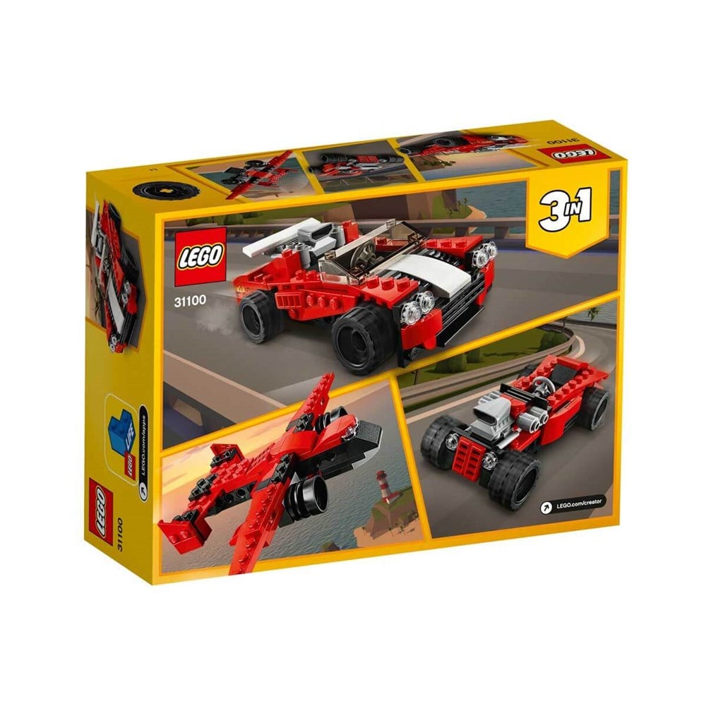Lego Creator, Lego, LEGO Creator Spor Araba Seti 134 Parça 31100