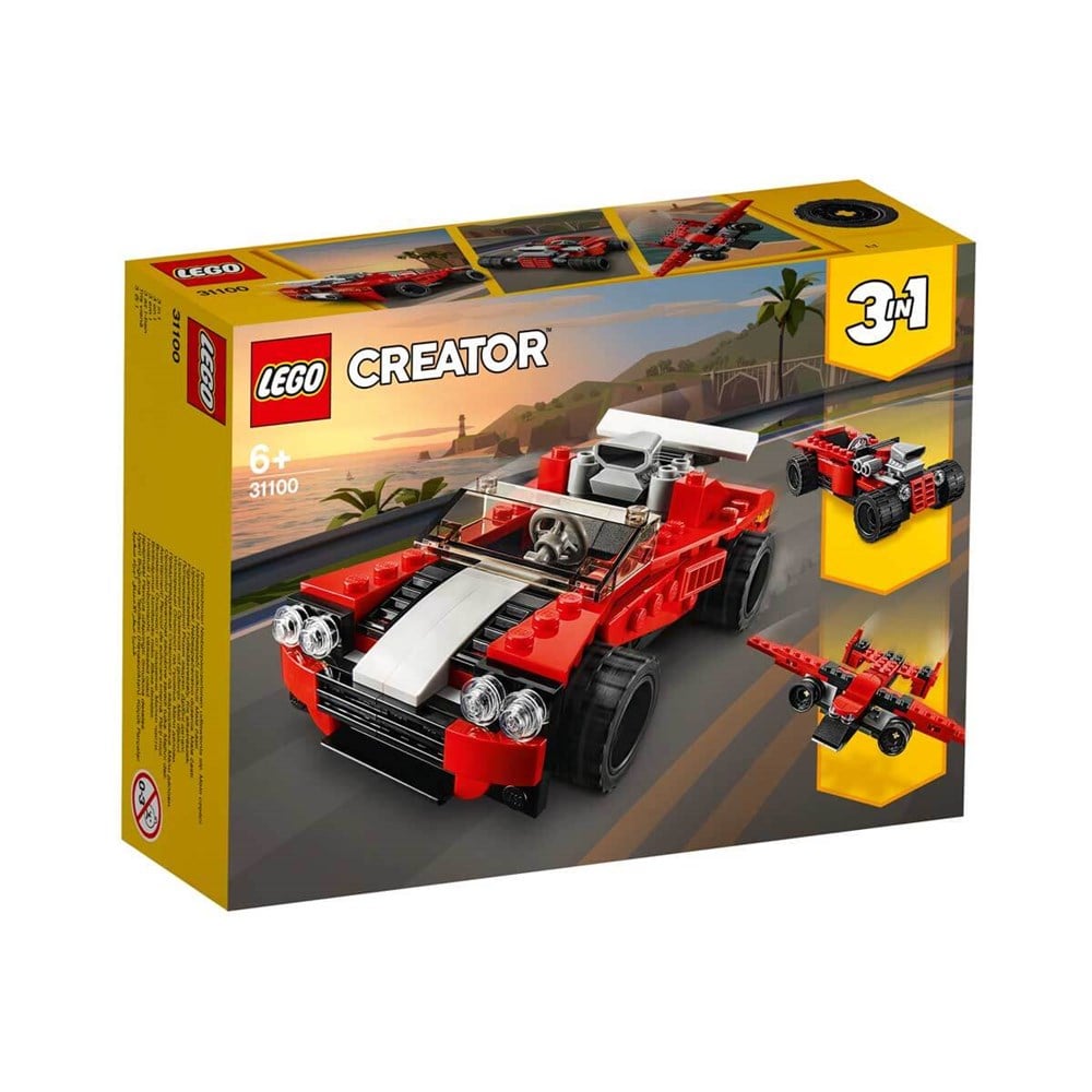 Lego Creator, Lego, LEGO Creator Spor Araba Seti 134 Parça 31100