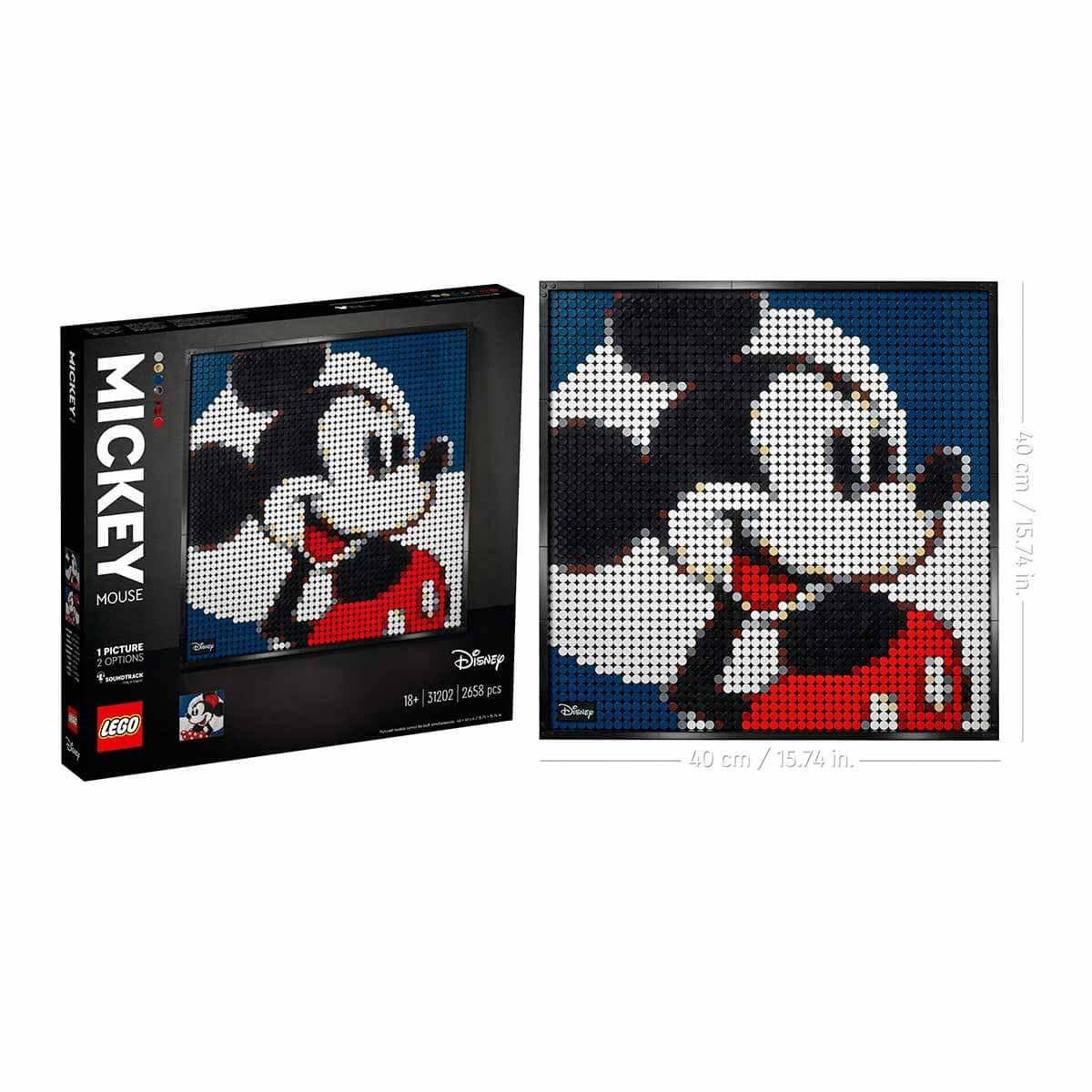 Lego Disney, Lego, LEGO Art Disney's Mickey Mouse 31202