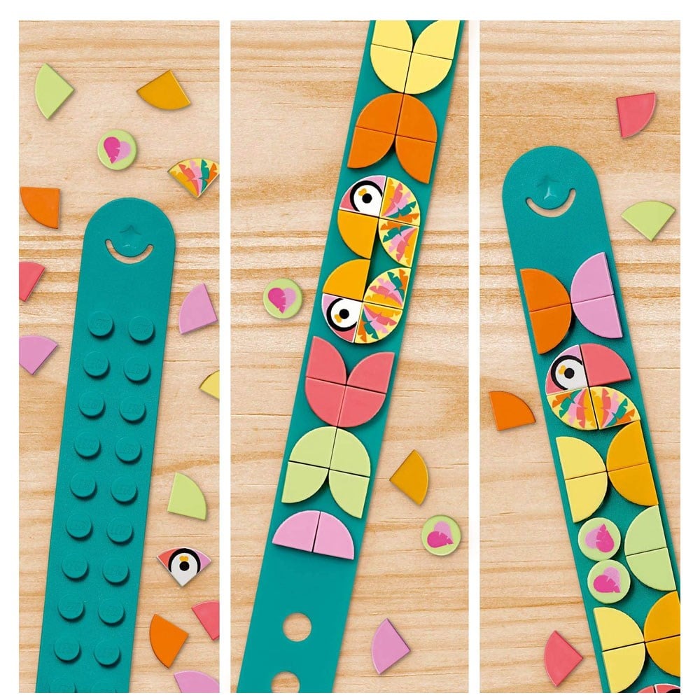 Lego Dots, Lego, LEGO Dots Birds Bracelet 41912 Renkli Kuşlar Bilekliği Lego Seti