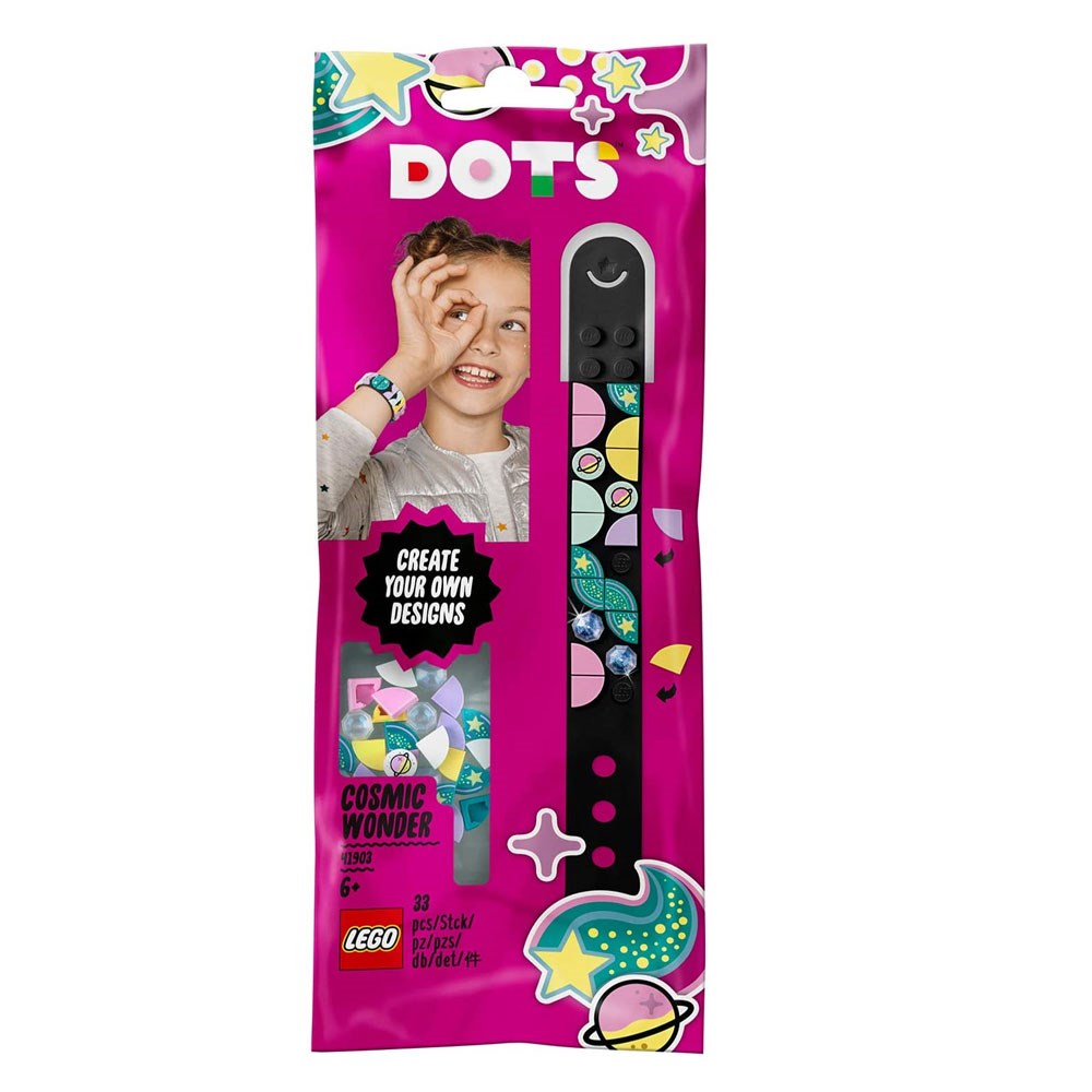 Lego Dots, Lego, LEGO Dots Cosmic Bracelet 41903 Uzay Harikası Bileklik Lego Seti