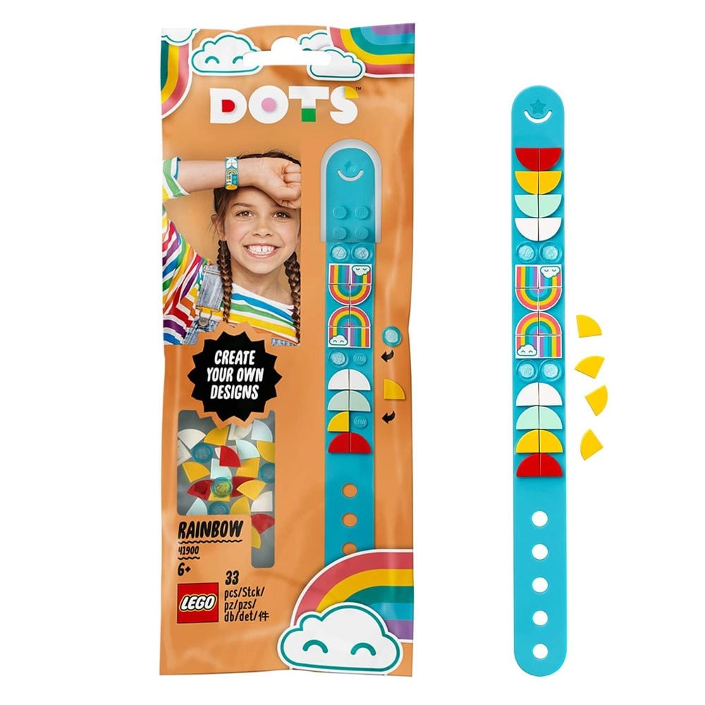 Lego Dots, Lego, LEGO Dots Rainbow Bracelet 41900 Gökkuşağı Bileklik Lego Seti