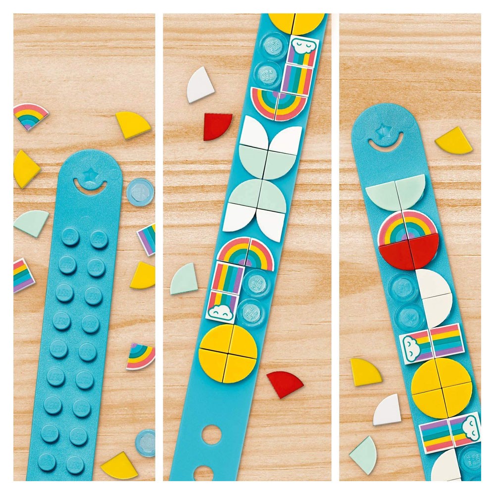 Lego Dots, Lego, LEGO Dots Rainbow Bracelet 41900 Gökkuşağı Bileklik Lego Seti