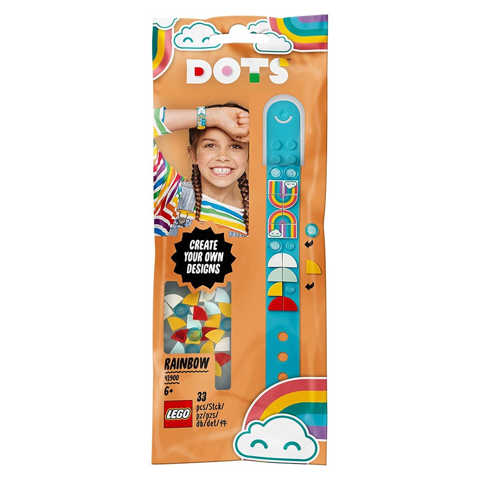 Lego Dots, Lego, LEGO Dots Rainbow Bracelet 41900 Gökkuşağı Bileklik Lego Seti