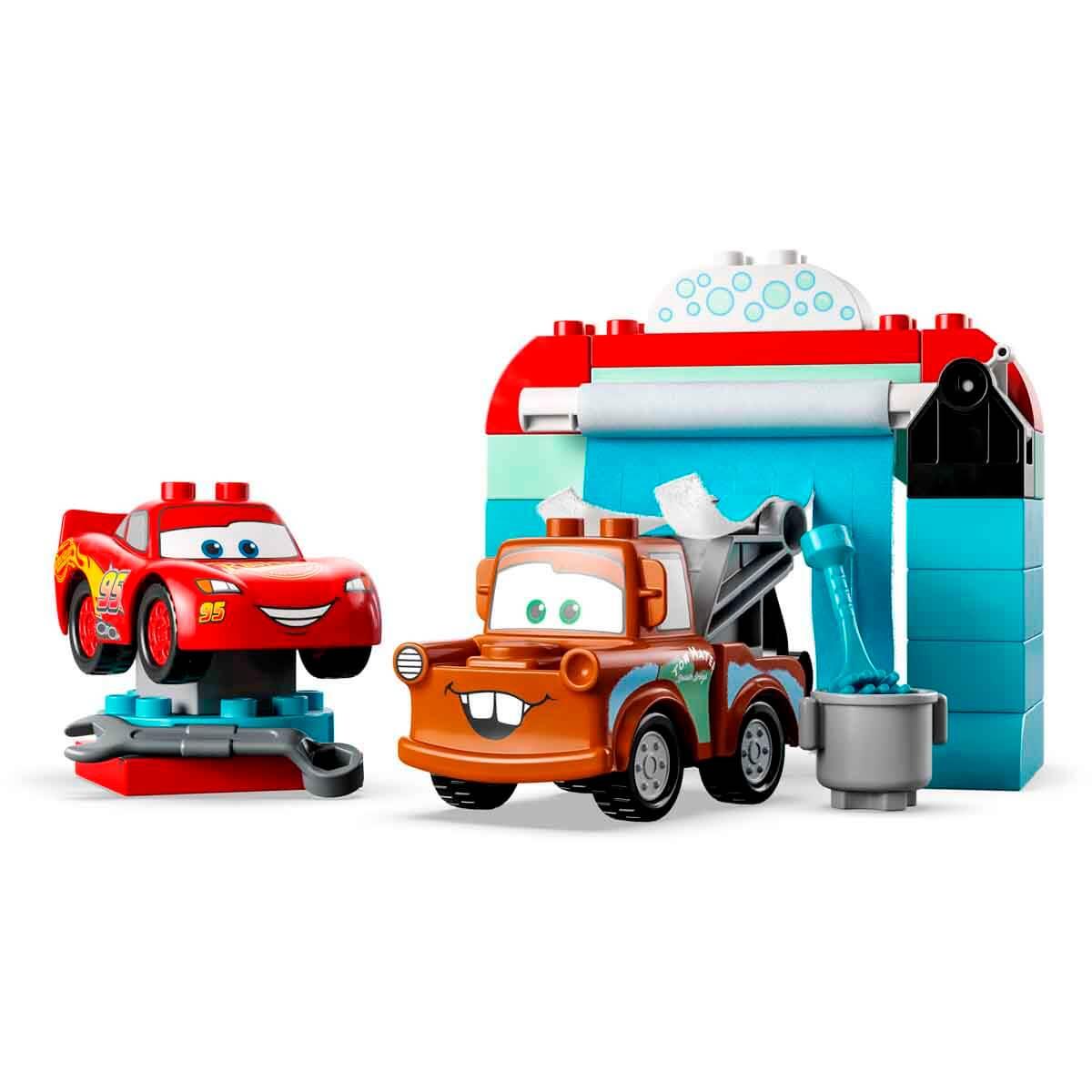 Lego Duplo, Lego, LEGO DUPLO Disney ve Pixar Arabalar Şimşek McQueen ve Mater'in Oto Yıkama Eğlencesi 10996