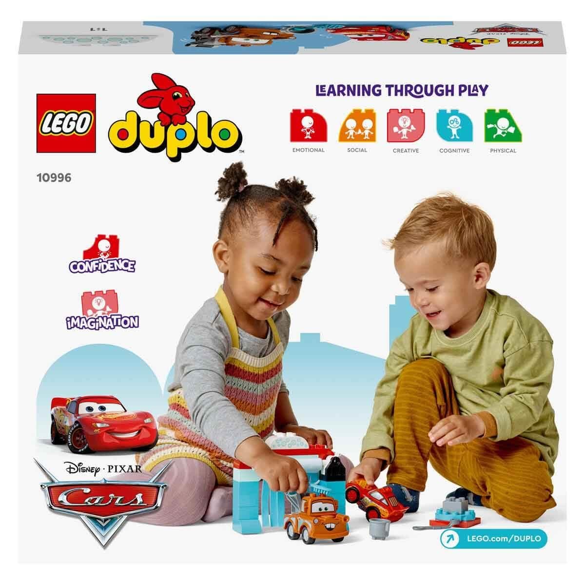 Lego Duplo, Lego, LEGO DUPLO Disney ve Pixar Arabalar Şimşek McQueen ve Mater'in Oto Yıkama Eğlencesi 10996