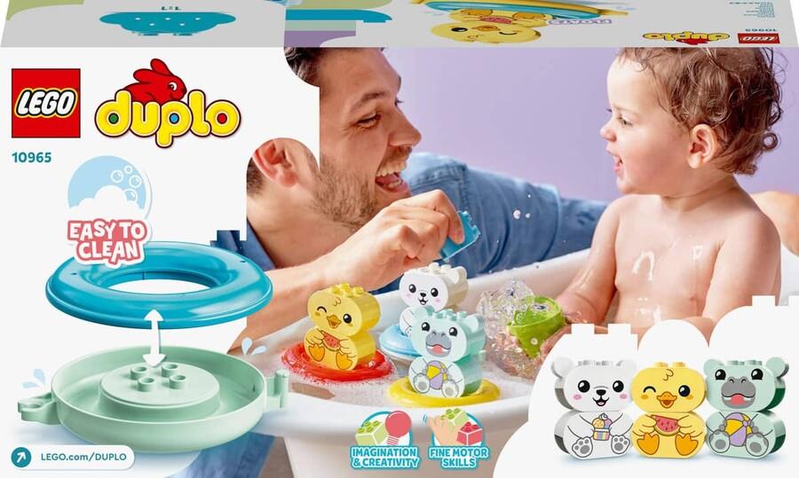 Lego Duplo, Lego, LEGO DUPLO İlk Banyo Zamanı Eğlencesi Yüzen Hayvan Treni 10965