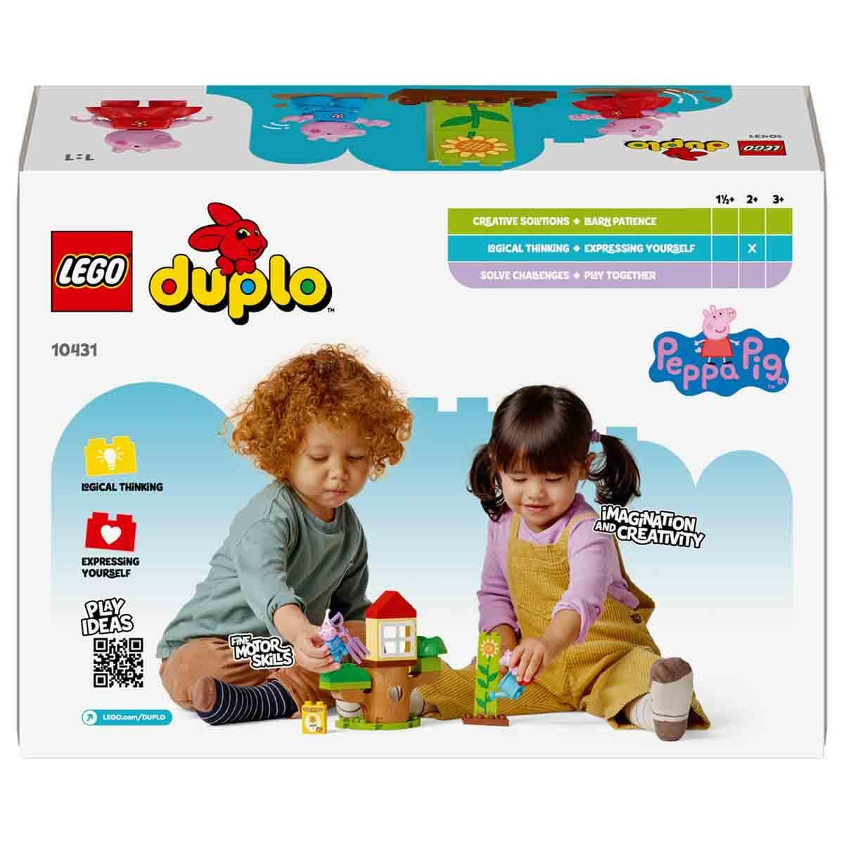 Lego Duplo, Lego, LEGO DUPLO Peppa Pig Bahçe ve Ağaç Ev 10431