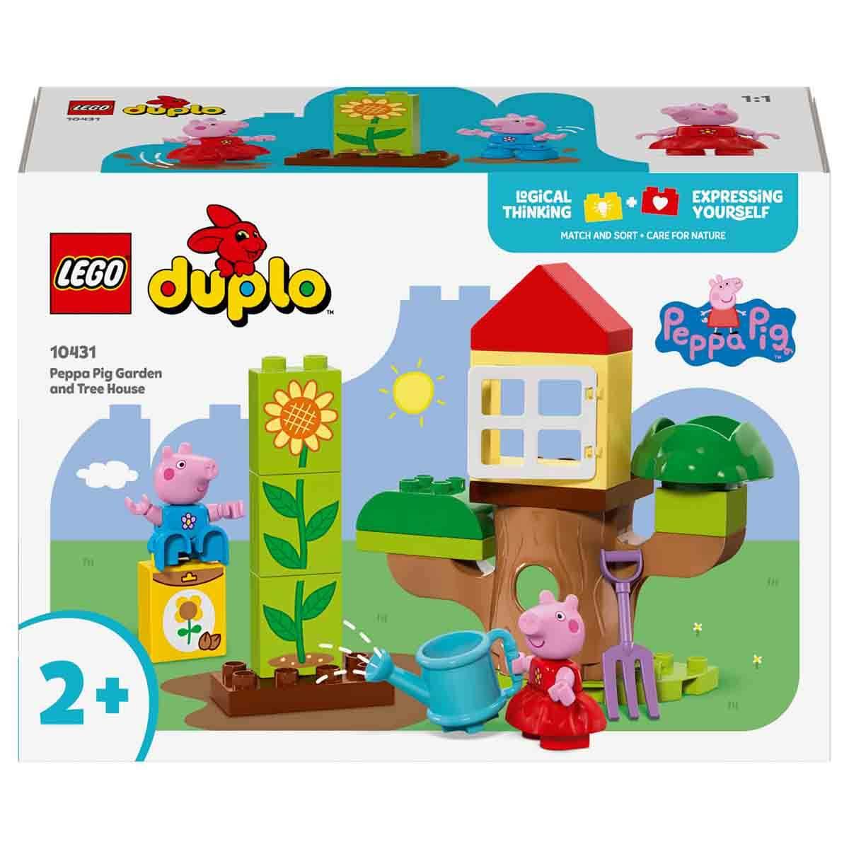 Lego Duplo, Lego, LEGO DUPLO Peppa Pig Bahçe ve Ağaç Ev 10431