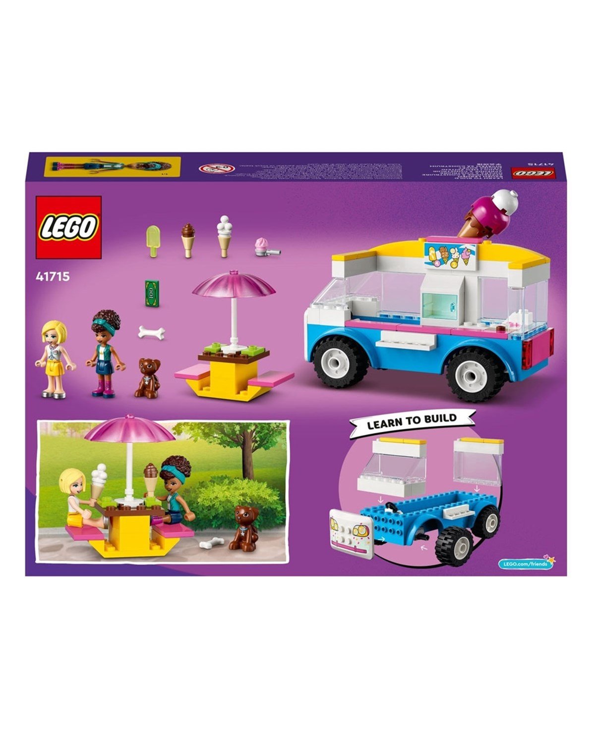 Lego Friends, Lego, Lego Friends Dondurma Kamyonu 41715
