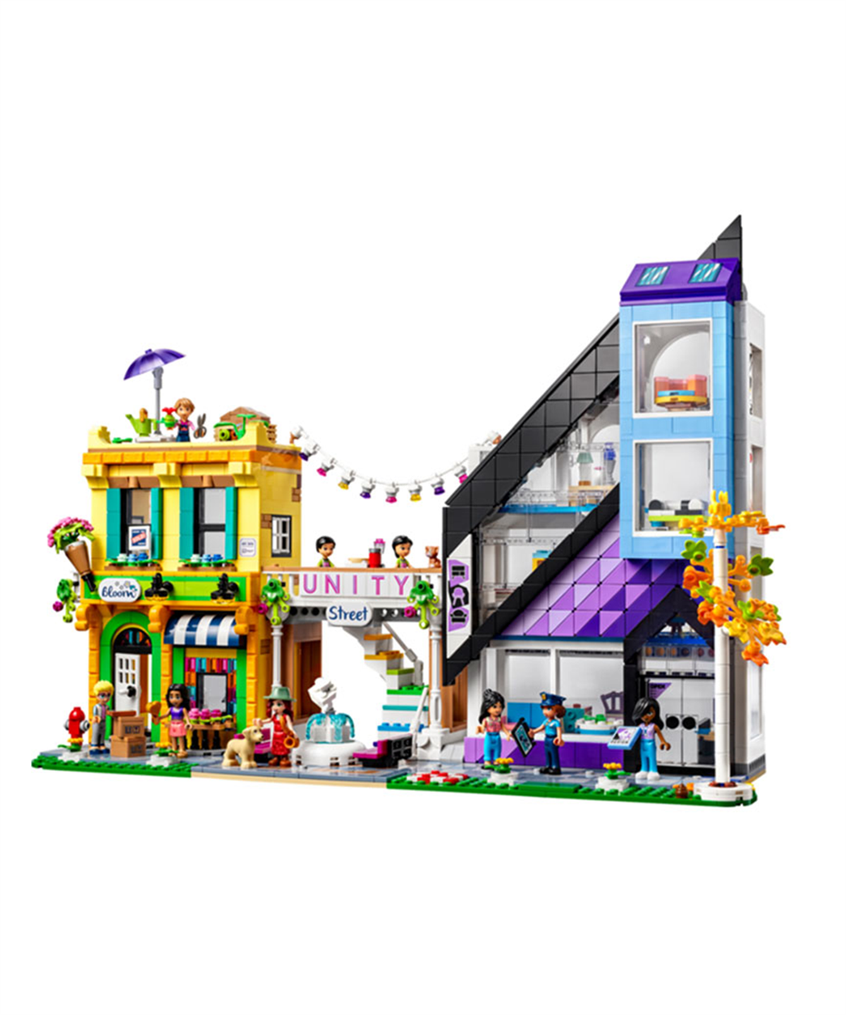 Lego Friends, Lego, LEGO Friends Şehir Merkezi Çiçek ve Tasarım Dükkanları 41732