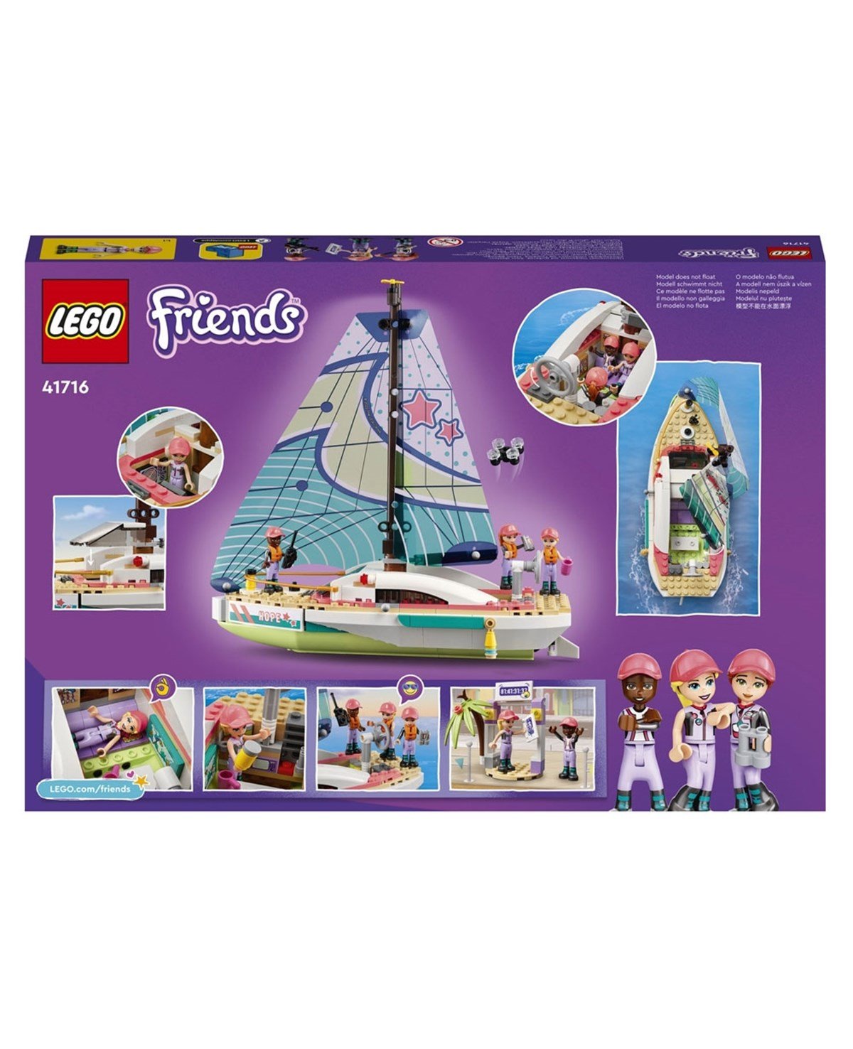 Lego Friends, Lego, LEGO Friends Stephanie'nin Yelkenli Macerası 41716