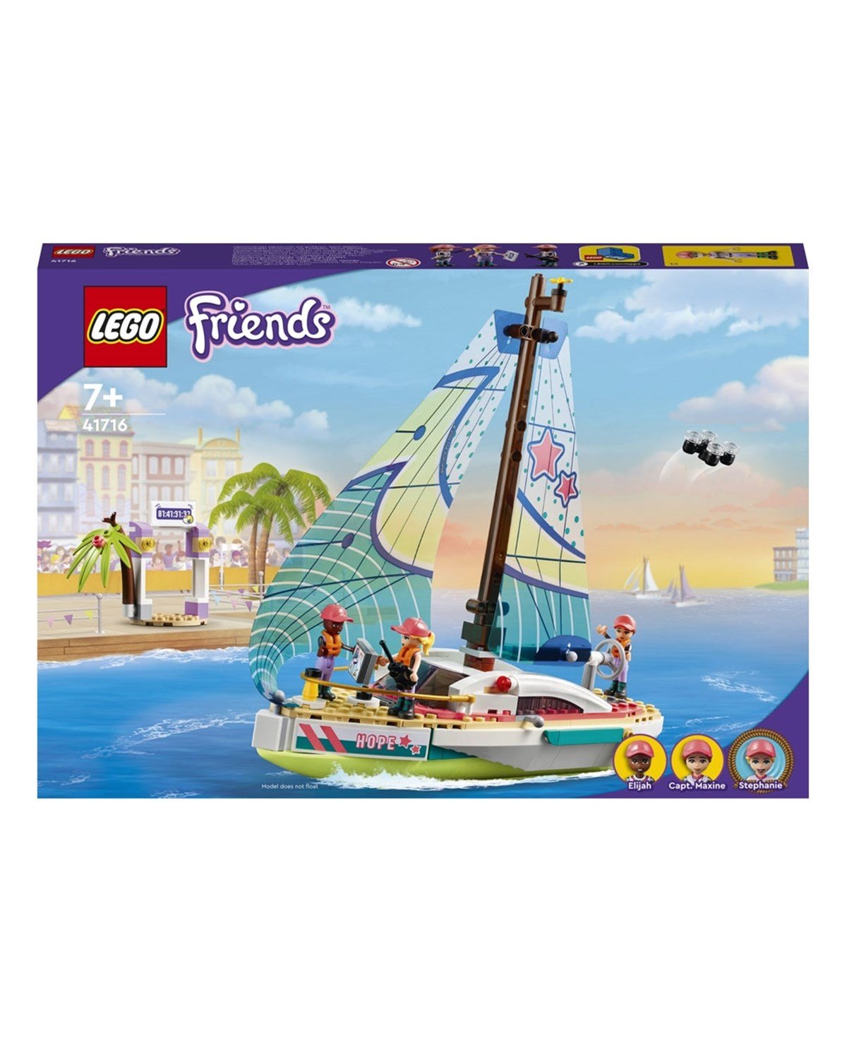 Lego Friends, Lego, LEGO Friends Stephanie'nin Yelkenli Macerası 41716