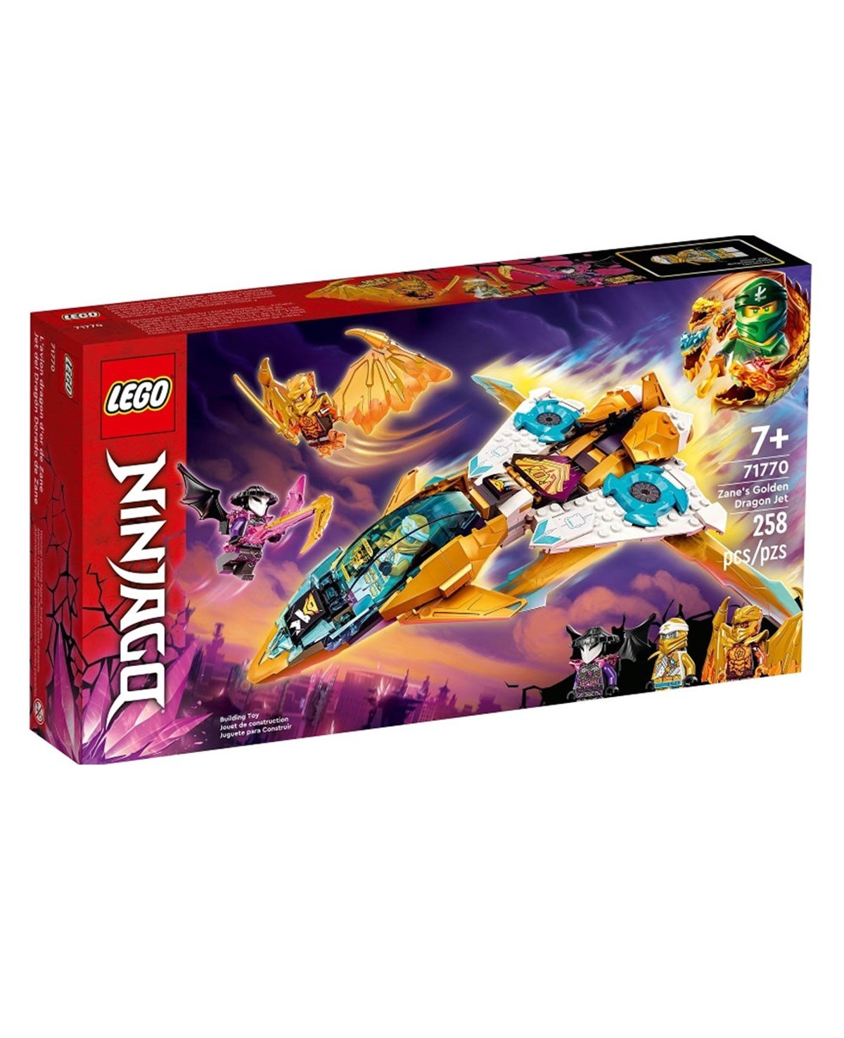 Lego Ninjago, Lego, Lego Ninjago Zane'in Altın Ejderha Jeti 71770