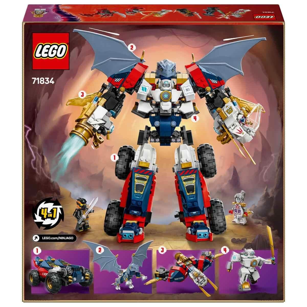 Lego Ninjago, Lego, LEGO NINJAGO Zane'in Ultra Kombo Mech'i 71834