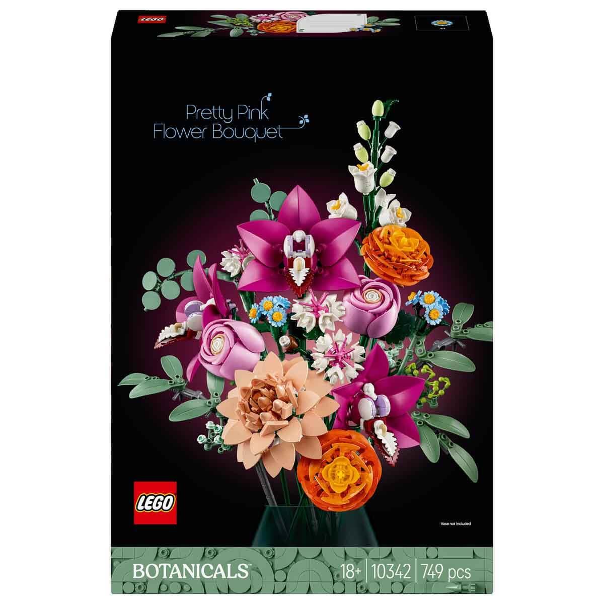 Lego Oyun Setleri, Lego, LEGO Botanicals Pembe Çiçek Buketi 10342