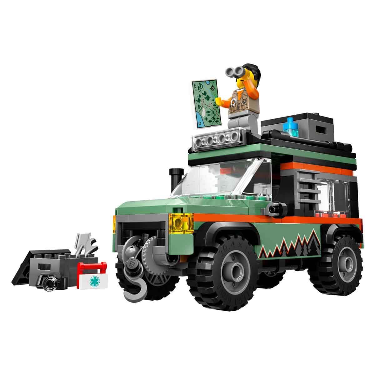 Lego Oyun Setleri, Lego, LEGO City 4x4 Arazi Dağ Arabası 60447