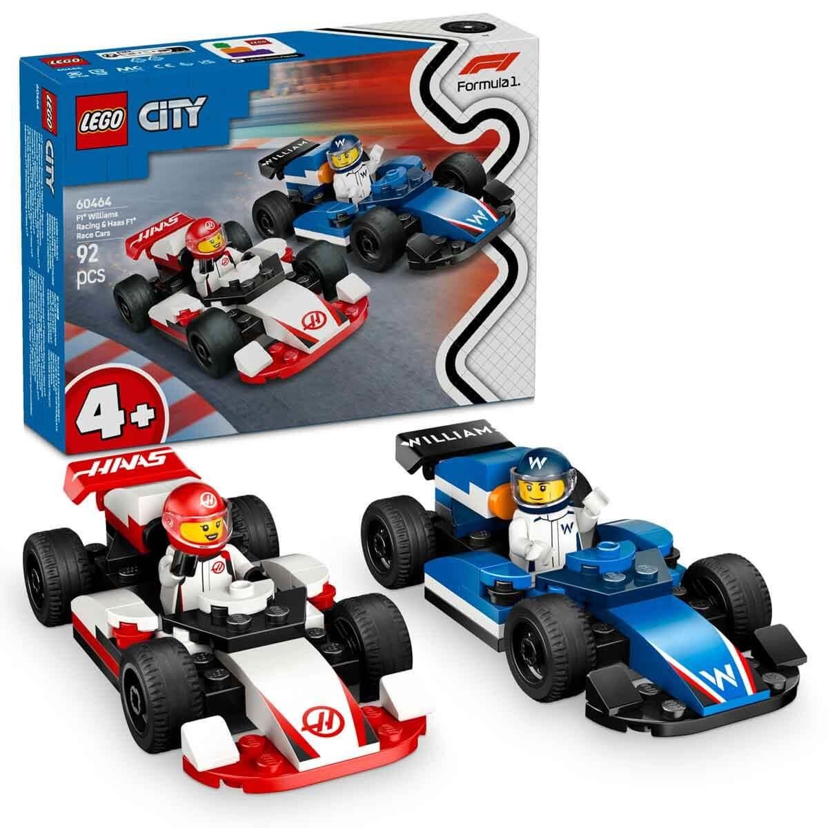 Lego Oyun Setleri, Lego, LEGO City F1 Williams Racing ve Haas F1 Yarış Arabaları 60464