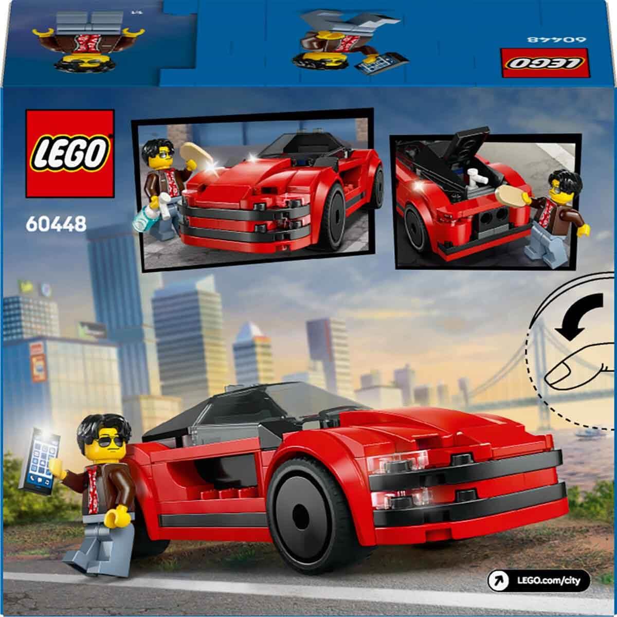 Lego Oyun Setleri, Lego, LEGO City Kırmızı Spor Araba 60448