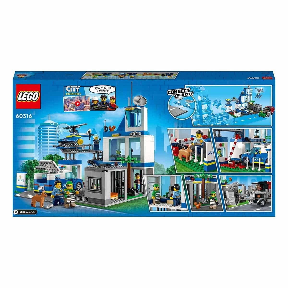 Lego Oyun Setleri, Lego, LEGO City Polis Merkezi 668 Parça 60316