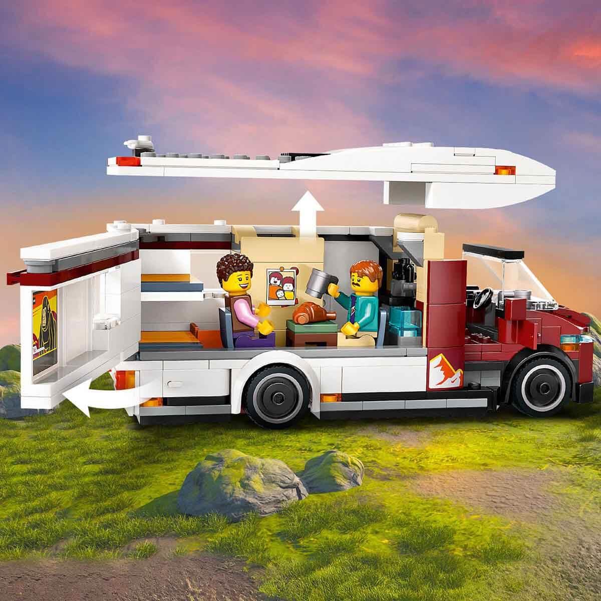 Lego Oyun Setleri, Lego, LEGO City Tatil Macera Karavanı 60454