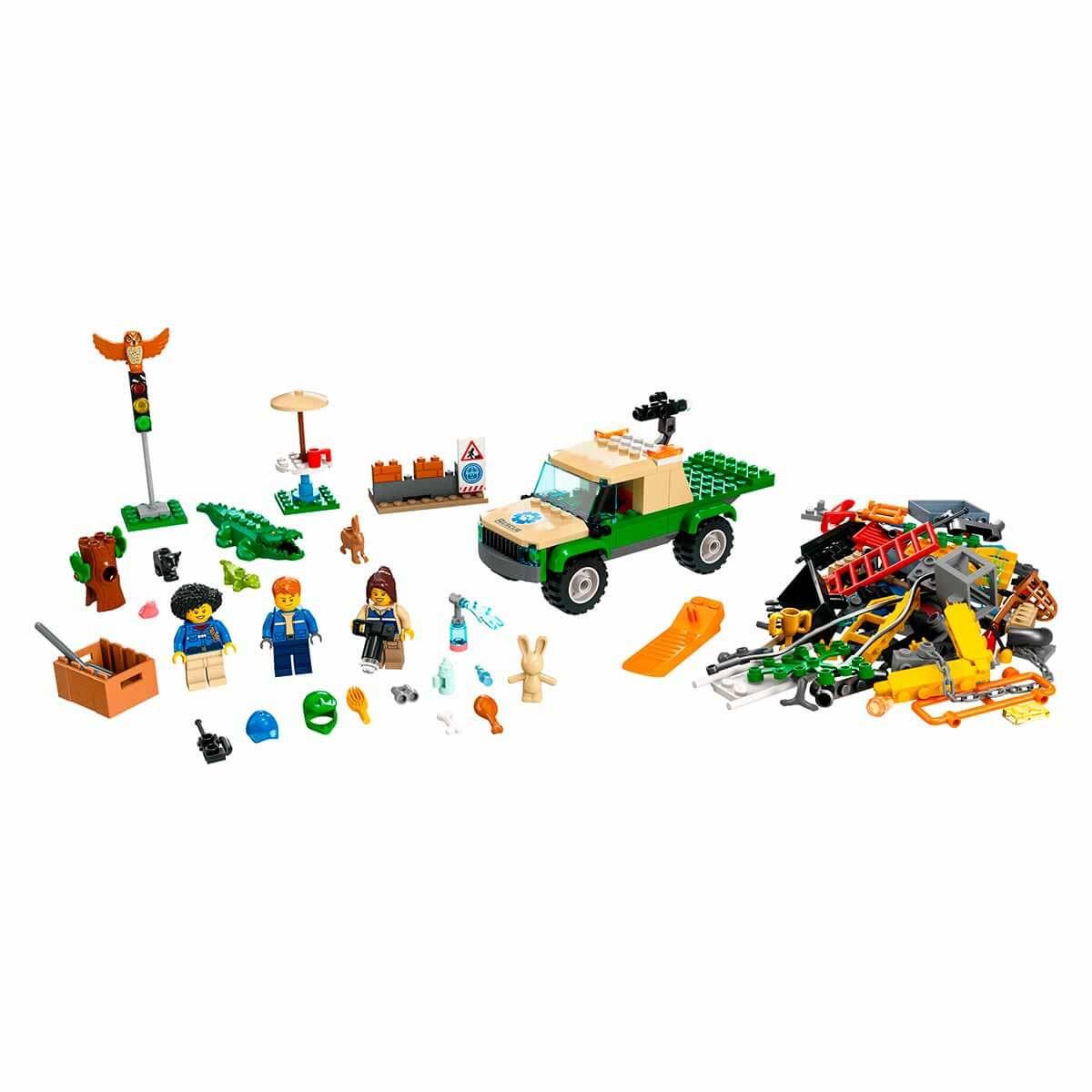 Lego Oyun Setleri, Lego, LEGO City Vahşi Hayvan Kurtarma Görevleri 60353