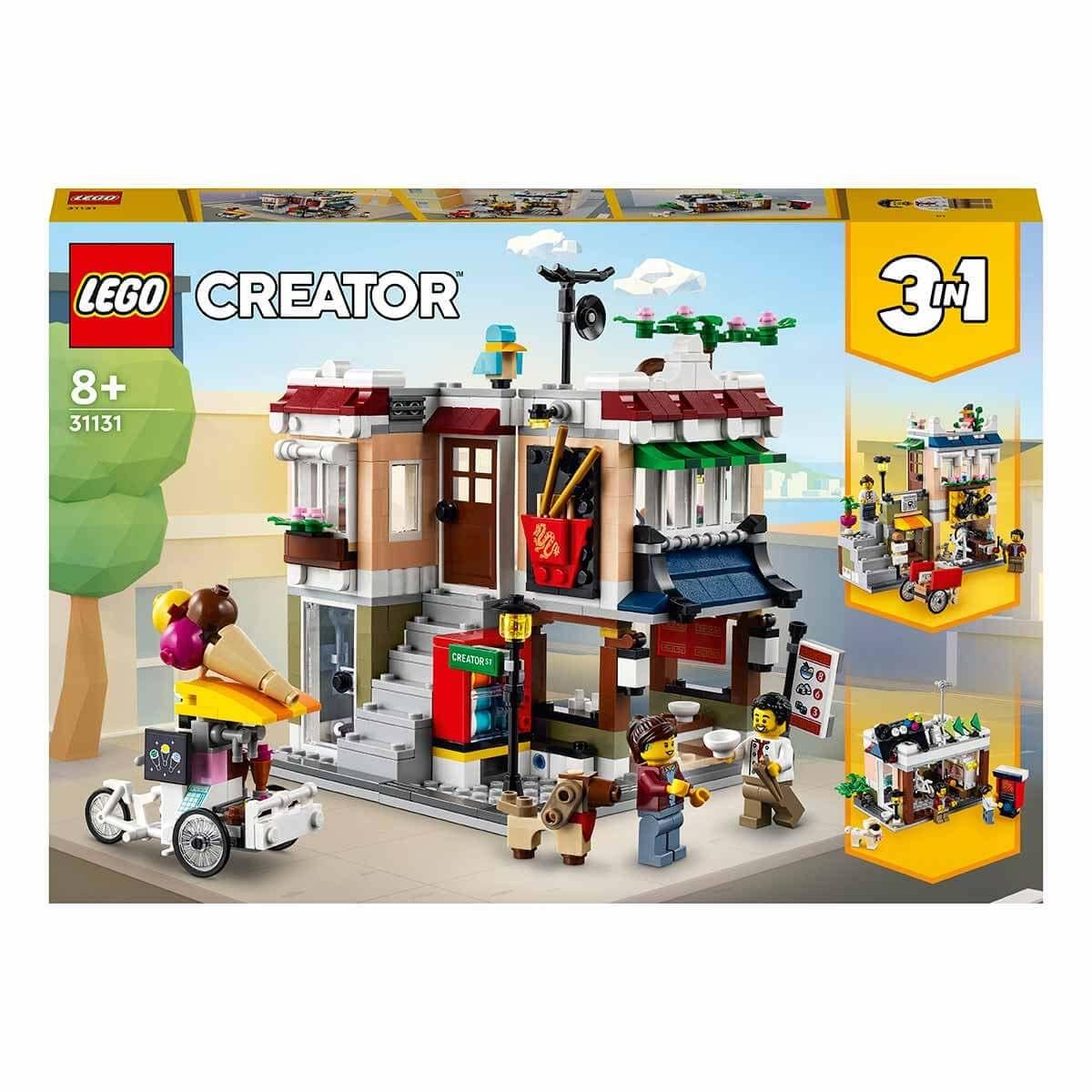 Lego Oyun Setleri, Lego, LEGO Creator 3'ü 1 Arada Şehir Merkezi Makarna Dükkanı 31131