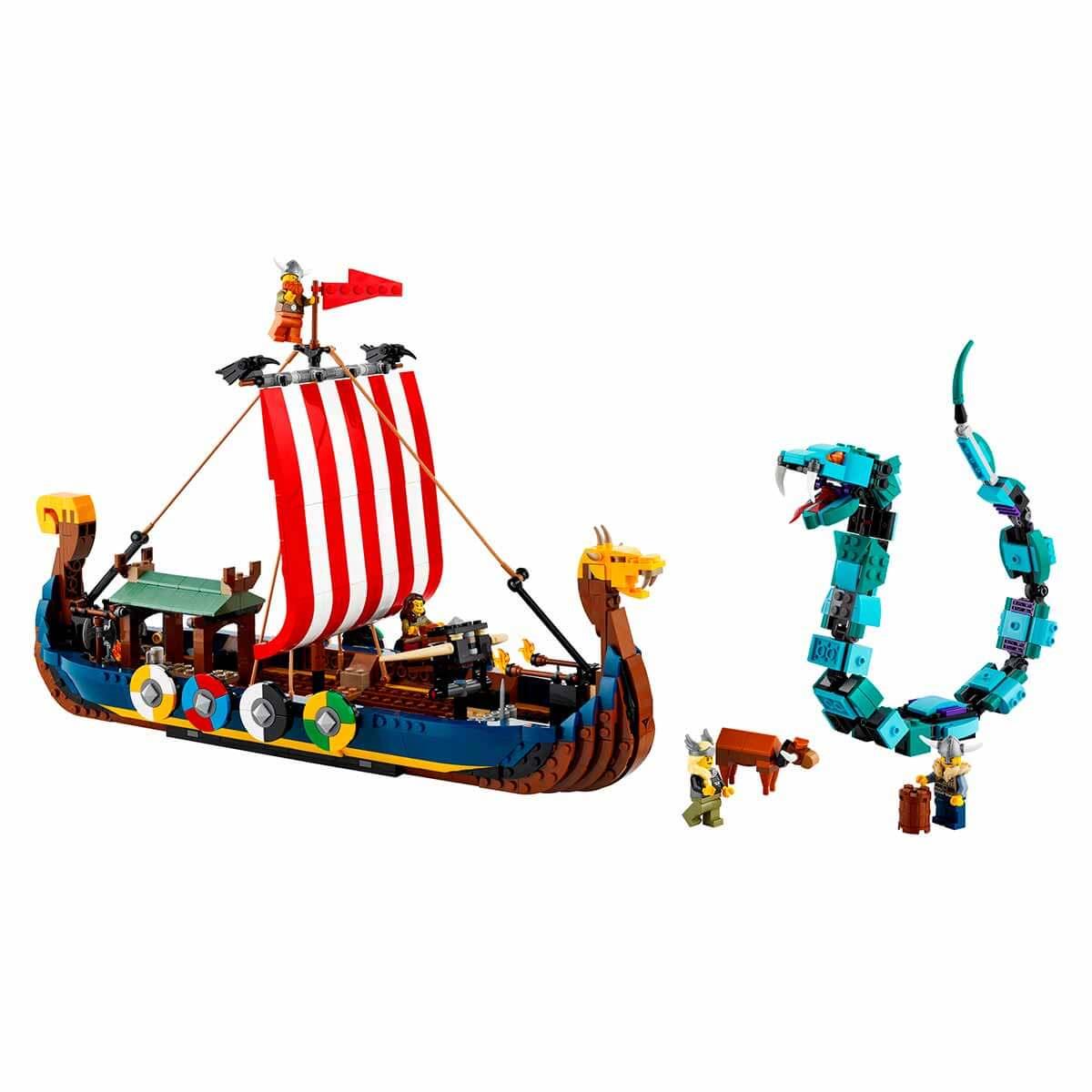 Lego Oyun Setleri, Lego, LEGO Creator 3'ü 1 Arada Viking Gemisi ve Midgard Yılanı 31132