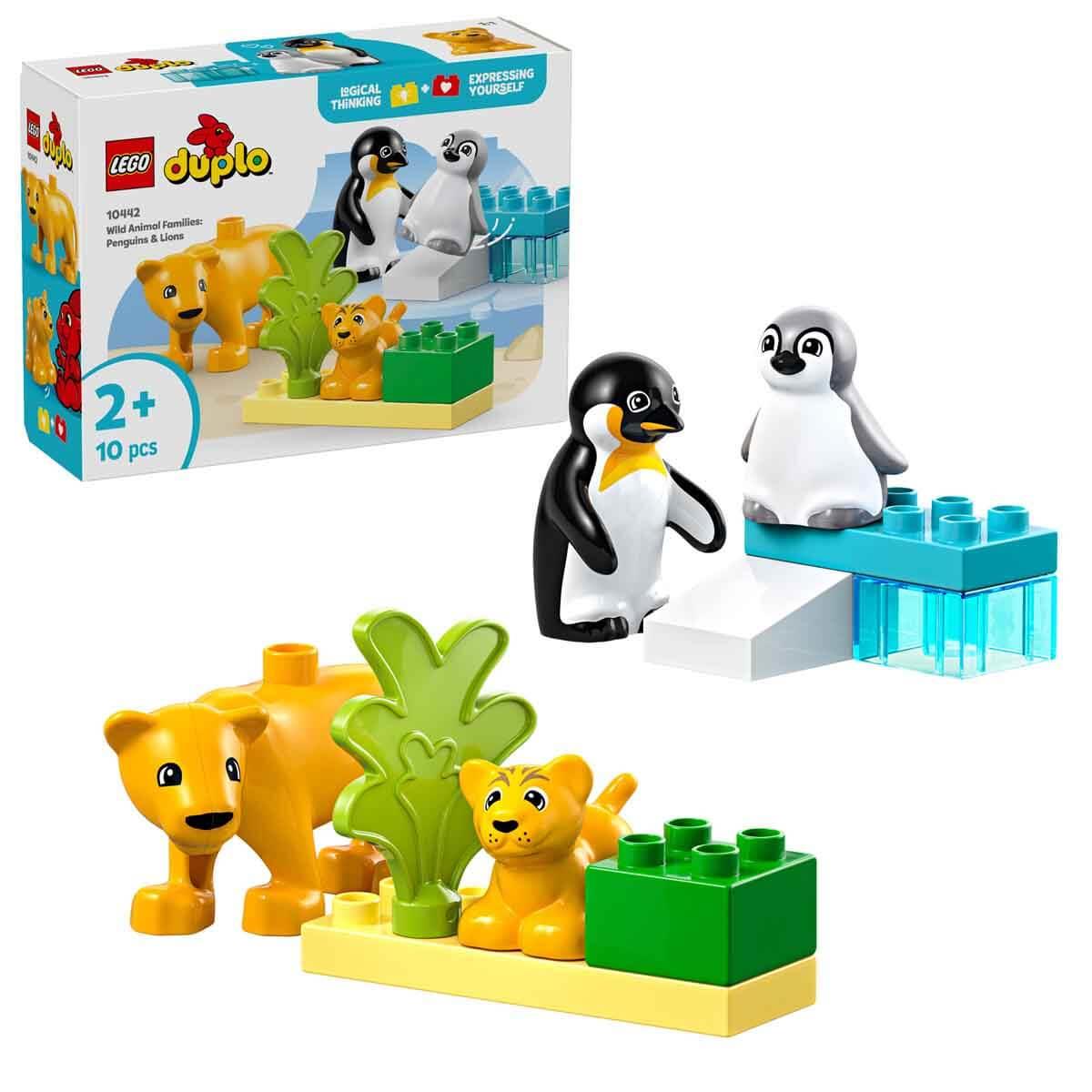 Lego Oyun Setleri, Lego, LEGO DUPLO Kasabası Vahşi Hayvan Aileleri: Penguenler ve Aslanlar 10442